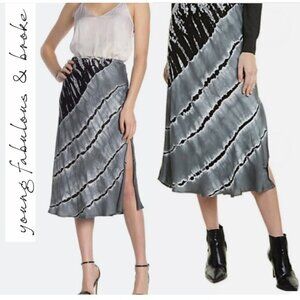 Young Fabulous & Broke Silky Skirt Size Medium NWT boho